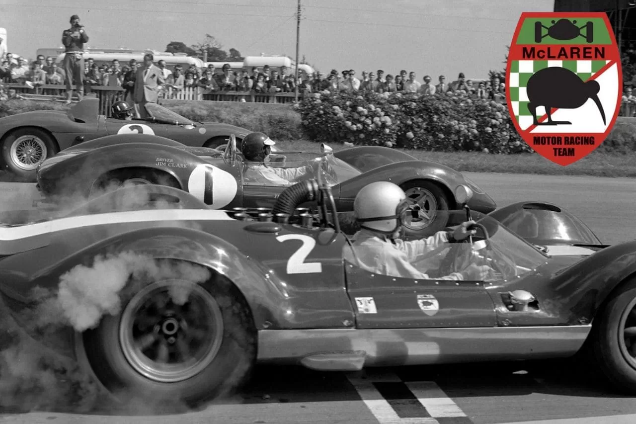 Logotipo da McLaren de 1963 a 1966.