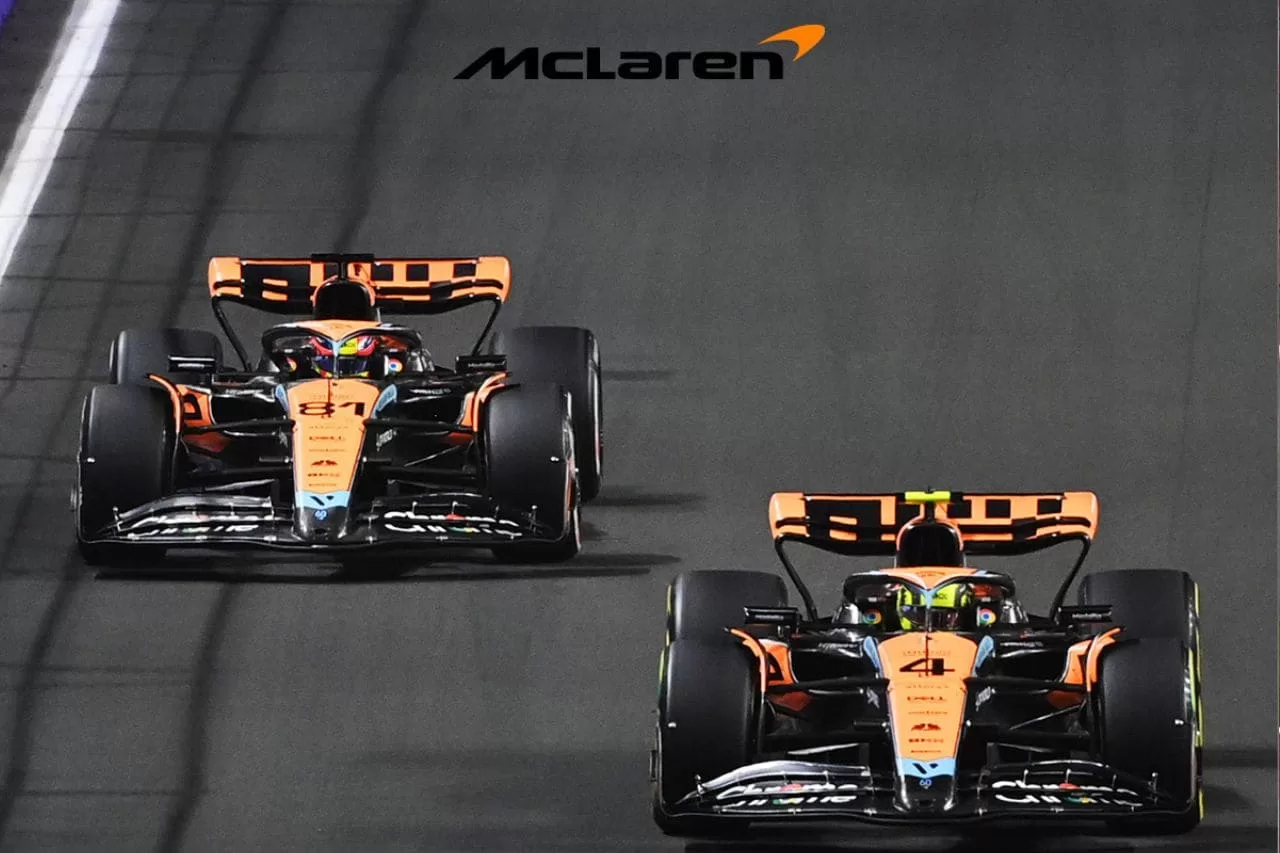 Logotipo da McLaren de 2021.