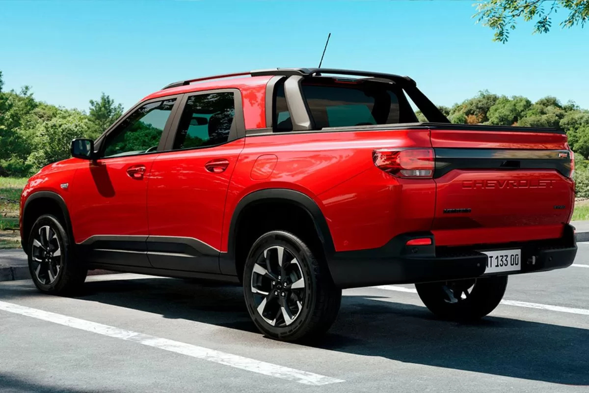 Traseira da Chevrolet Montana 2025