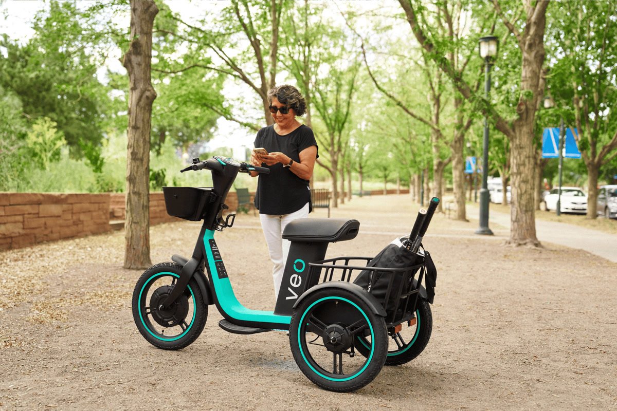 triciclo elétrico compartilhado
